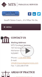 Mobile Screenshot of mtsparalegalservices.com